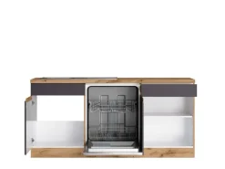 Held Möbel Kochfelder|Kühlschränke<Winkelküche Turin 300 x 240 cm mit E-Geräten
