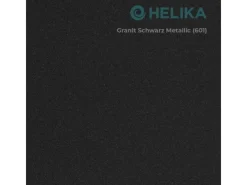 HELIKA Einbauspüle Granitverbundstoff Quadro 56 cm x 51 cm Schwarz< Granitspülen