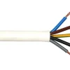 Kochfelder<Herdanschlussleitung H05VV-F 5G2,5 Weiß 1,5 m