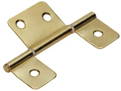Online Hettich Lamellentürscharnier 81 mm x 22 mm Stahl vermessingt 3 Stück