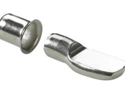 New Hettich Löffel-Bodenträger mit Einschlaghülse Ø 7,5 mm Stahl Vernickelt 20 Stück
