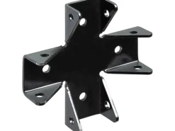 Hettich Küchenregale<Regalverbinder zum Aufschrauben X 18 - 19 mm Schwarz