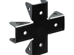 Hettich Küchenregale<Regalverbinder zum Aufschrauben X 18 - 19 mm Schwarz