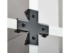 Hettich Küchenregale<Regalverbinder zum Aufschrauben X 18 - 19 mm Schwarz