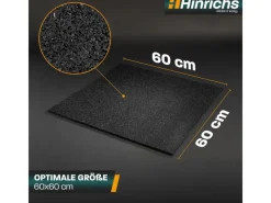 Hinrichs Antivibrationsmatte für Waschmaschinen 60 x 60 cm< Küchenhelfer