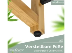 holz4home Getränkekistenregal aus Holz Inklusive Edelstahlablage 6 Kisten Schwarz< Küchenregale