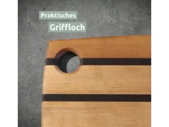 holz4home Küchenbrett Schneidbrett aus Birke Handarbeit< Schneidebretter