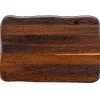 holz4home Schneidebretter<La Madera Schneidebrett Basic aus Eiche Dunkel