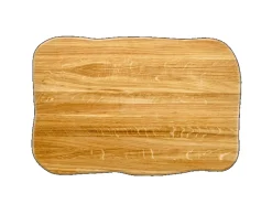 holz4home Schneidebretter<La Madera Schneidebrett Premium aus Eiche Steakbrett Küchenbrett Hell