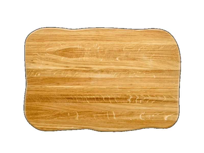 holz4home Schneidebretter<La Madera Schneidebrett Premium aus Eiche Steakbrett Küchenbrett Hell