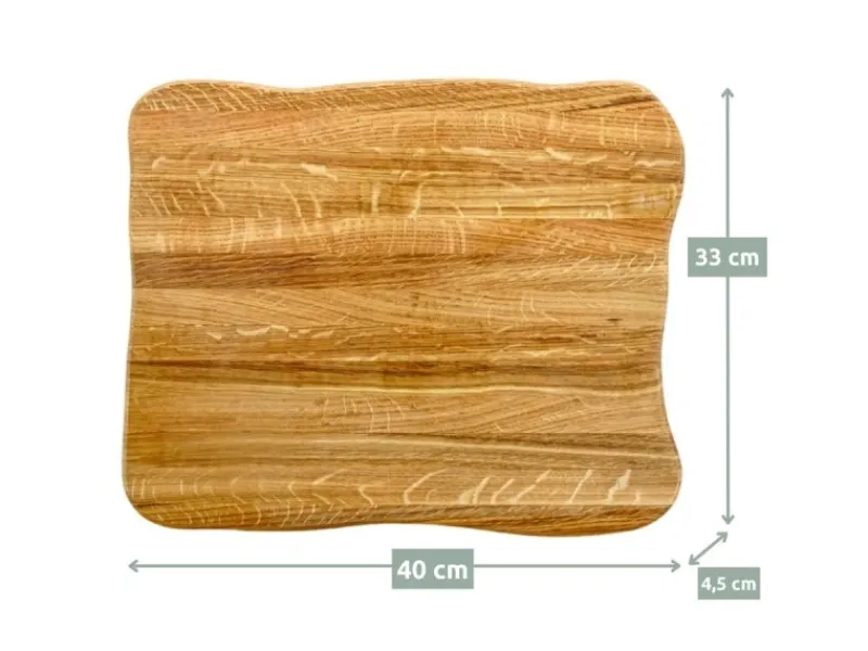 holz4home La Madera Schneidebrett Top aus Eiche Hell< Schneidebretter