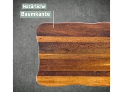 holz4home La Madera Schneidebrett Top aus Eiche Dunkel< Schneidebretter