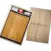 holz4home Servierbrett und Schneidebrett Set Alina aus Massivholz Eiche< Schneidebretter