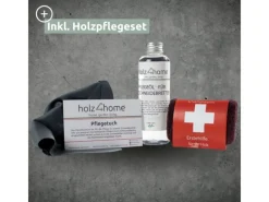 holz4home Servierbrett und Schneidebrett Set Alina aus Massivholz Eiche< Schneidebretter