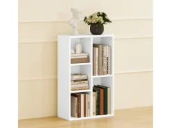 HOMCOM Bücherregal Standregal mit Ebenen Aufbewahrungsregal Küchenregal< Küchenregale