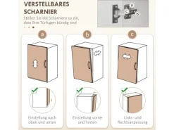 HOMCOM Küchenschränke<Küchenschrank MDF Spanplatte 89L x 39,5B x 168H cm Weiß
