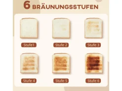 HOMCOM Kaffeemaschinen|Haushaltsgeräte<Wasserkocher Toaster Set Kunststoff Schwarz 21,2L x 16B x 24,3H cm