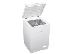 homeX Gefrierschränke<Gefriertruhe 98L Tiefkühltruhe Gefrieren 4 Sterne Ablagekorb FT1020-W