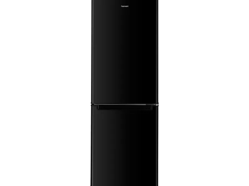 Outlet homeX Kühlschrank Mit Gefrierfach Kühl-Gefrierkombination Freistehend 173 Liter Nutzinhalt CFS1110-B Schwarz
