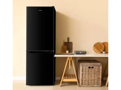 Outlet homeX Kühlschrank Mit Gefrierfach Kühl-Gefrierkombination Freistehend 173 Liter Nutzinhalt CFS1110-B Schwarz
