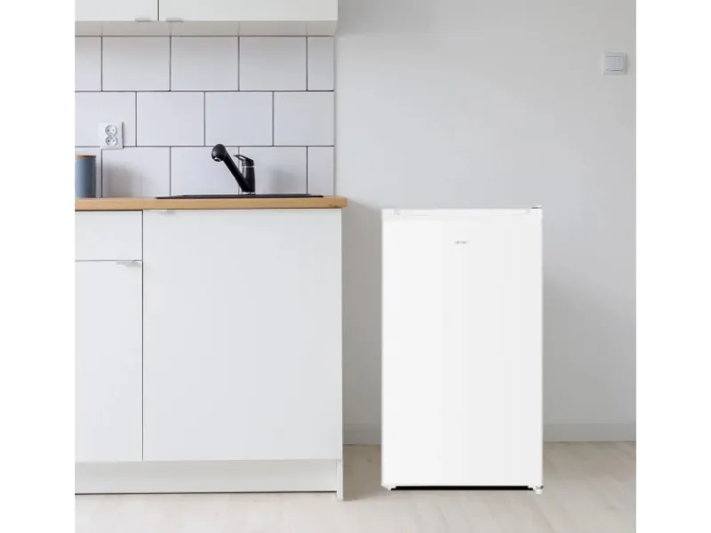 Sale homeX Kühlschrank ohne Gefrierfach Vollraumkühlschrank Klein 88L Nutzinhalt Tischkühlschrank Freistehend Weiß