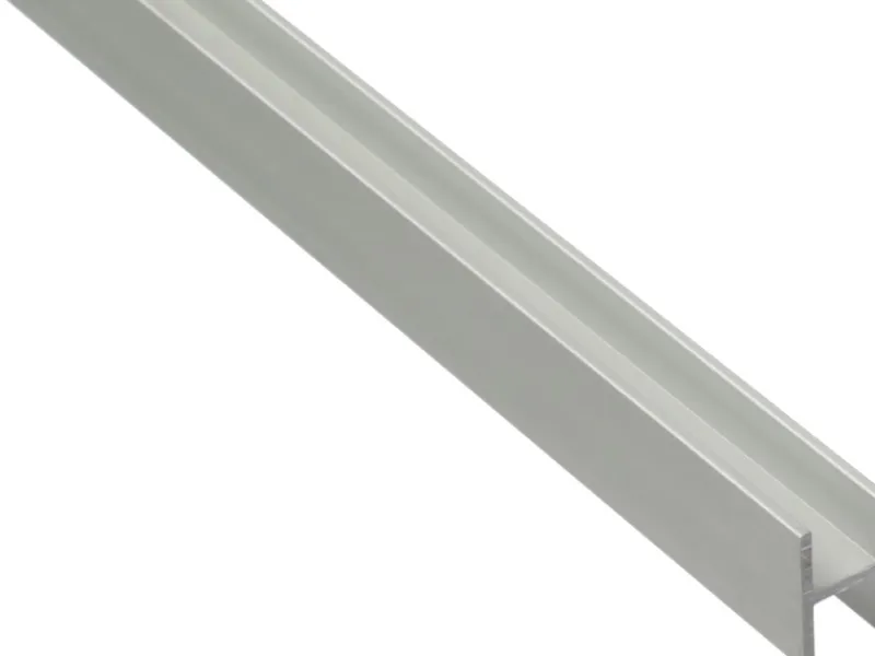 H-Profil Aluminium 9 mm x 12 mm x 2.000 mm< Küchenrückwände
