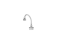 Outlet HU-Auslauf 140 mm x 24,1 mm (G 3/4)