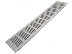 Clearance Häusler Lüftungsgitter LG-4008 AA Eloxiert Stegblech Alu F1 400 x 80 mm
