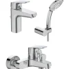 Ideal Standard Armaturenpaket Ceraflex inkl. Handbrause-Set Chrom< Einhebelmischer