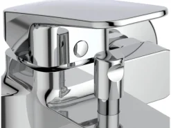 Ideal Standard Badearmatur Ceraplan Chrom Aufputz mit Handbrause-Set< Einhebelmischer