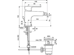 Ideal Standard Einhebelmischer<Bidetarmatur Esla Chrom