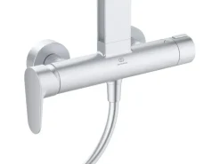 Ideal Standard Einhebelmischer<Duschsystem Einhebel-Armatur mit Regen- und Handbrause