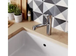 Ideal Standard Einhebelmischer<Küchenarmatur Ceraflex BlueStart verlängerter Sockel Chrom