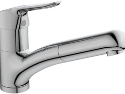 Ideal Standard Einhebelmischer<Küchenarmatur Ceraflex BlueStart herausziehbare Handbrause Chrom