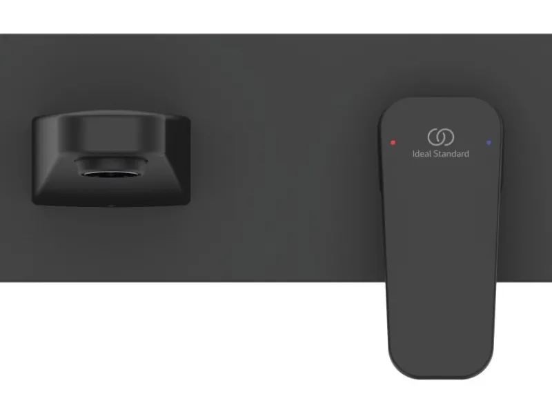 Outlet Ideal Standard Wand-Waschtischarmatur Unterputz Ceraplan Schwarz Matt