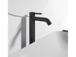 Ideal Standard Waschtischarmatur Ceraline mit Push-Open Silk Black< Einhebelmischer