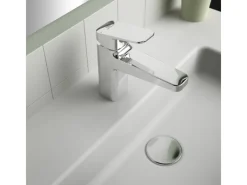 Ideal Standard Waschtischarmatur Chrom mit PushOpen-Ventil Ceraplan H90< Einhebelmischer