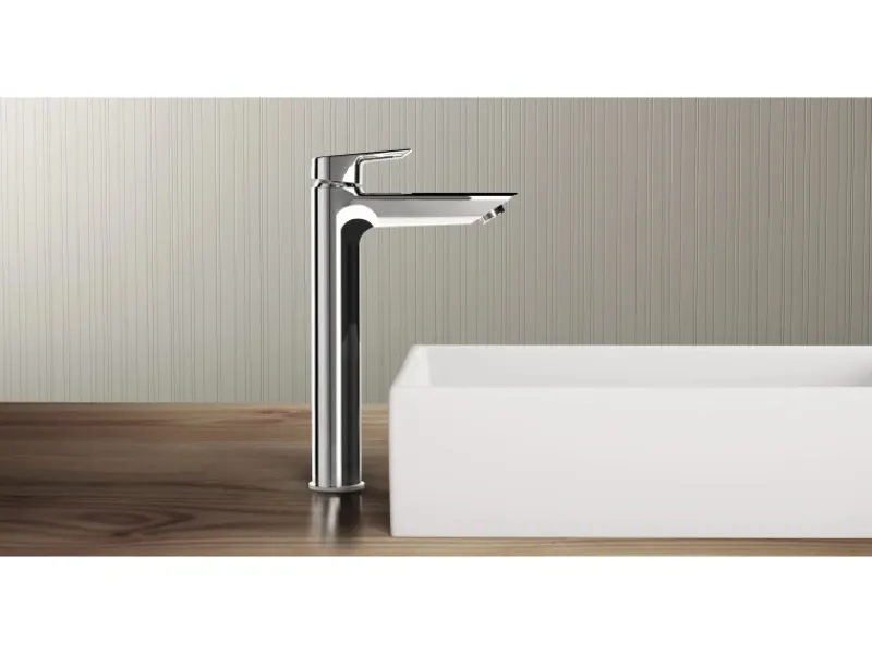 Ideal Standard Waschtischarmatur Tesi verlängerter Sockel o.Ablaufgarnitur Chrom< Einhebelmischer