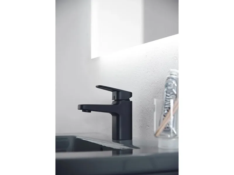 Clearance Ideal Standard Waschtischarmatur Ceraplan H75 mit Ablaufgarnitur Schwarz Matt