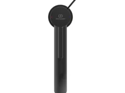 Clearance Ideal Standard Waschtischarmatur Ceraline Längerer Sockel + Ablaufgarnitur Black Schwarz