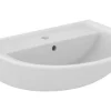 Ideal Standard Waschtisch Eurovit 60 cm 1 Hahnloch mit Überlauf Weiß< Einhebelmischer