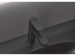 Best Ideal Standard Waschtischarmatur Cerafine O H120 mit PushOpen-Ventil Silk Black