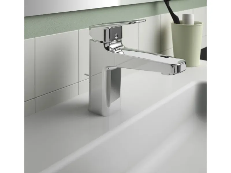 Outlet Ideal Standard Waschtischarmatur Ceraplan Chrom ohne Ablaufgarnitur H90
