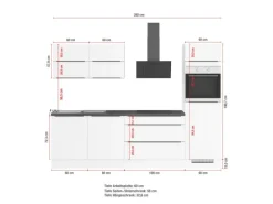 Impuls Küchen Winkelküchen|Einbauküchen<Küchenzeile IBZ4280L7 280 cm ohne E-Geräte