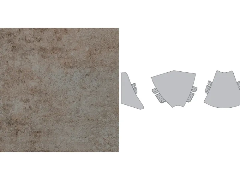 Innenecke System Plus Campino Concrete (H437 FB)< Küchenrückwände