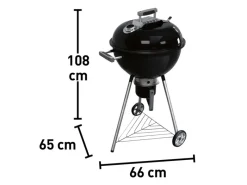 Jamestown-Grill Pfannen<Jamestown Holzkohle-Kugelgrill Dexter XL Ø 54 cm