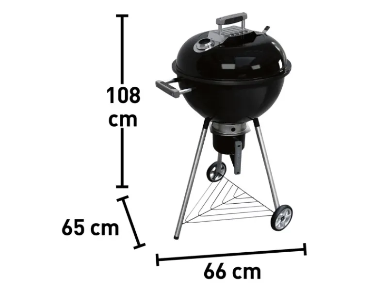 Jamestown-Grill Pfannen<Jamestown Holzkohle-Kugelgrill Dexter XL Ø 54 cm