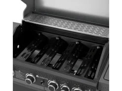 Juskys BBQ Gasgrill Savannah mit 4 Brennern & 1 Seitenbrenner< Kochfelder|Pfannen