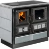 Justus Küchenofen Rustico 90 2.0 Speckstein Schwarz 7 kW< Kochfelder|Herde
