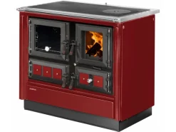 Justus Kochfelder<Küchenofen Rustico 90 2.0 Stahl Rot 7 kW